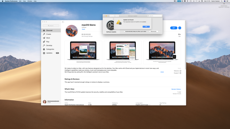 how to update to mac os 10.11 latest